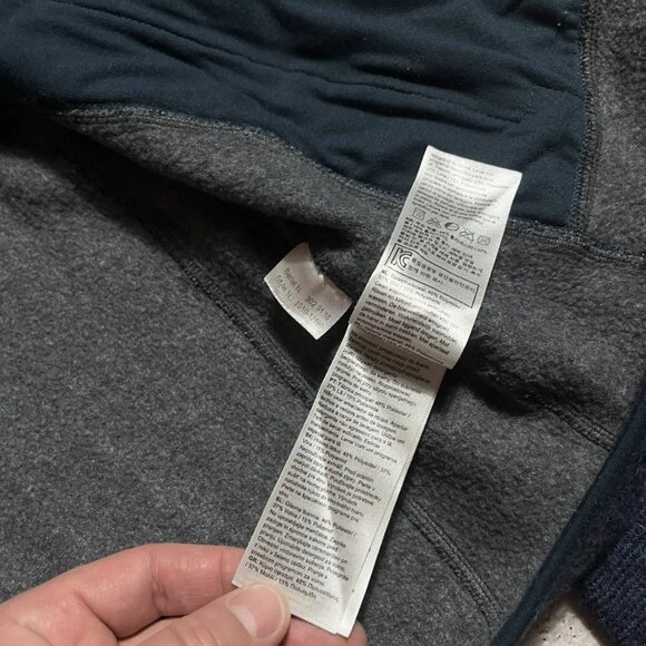 Mammut Phase Jacket, Full-Zip Mid-Layer Fleece, Dark Blue (Size M) - Picture 9 of 11